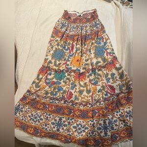 Rachel Zoe flowy Skirt - Blue, Pink, Yellow Floral